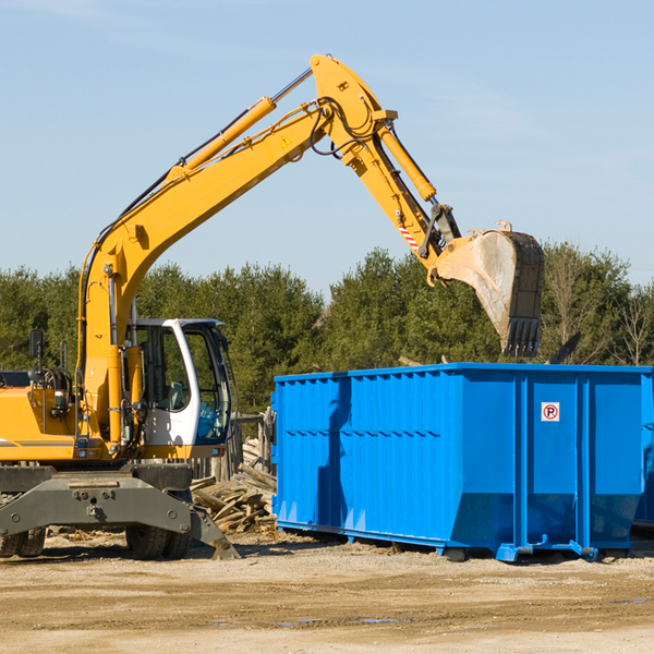 can i choose the location where the residential dumpster will be placed in Paradise Inn